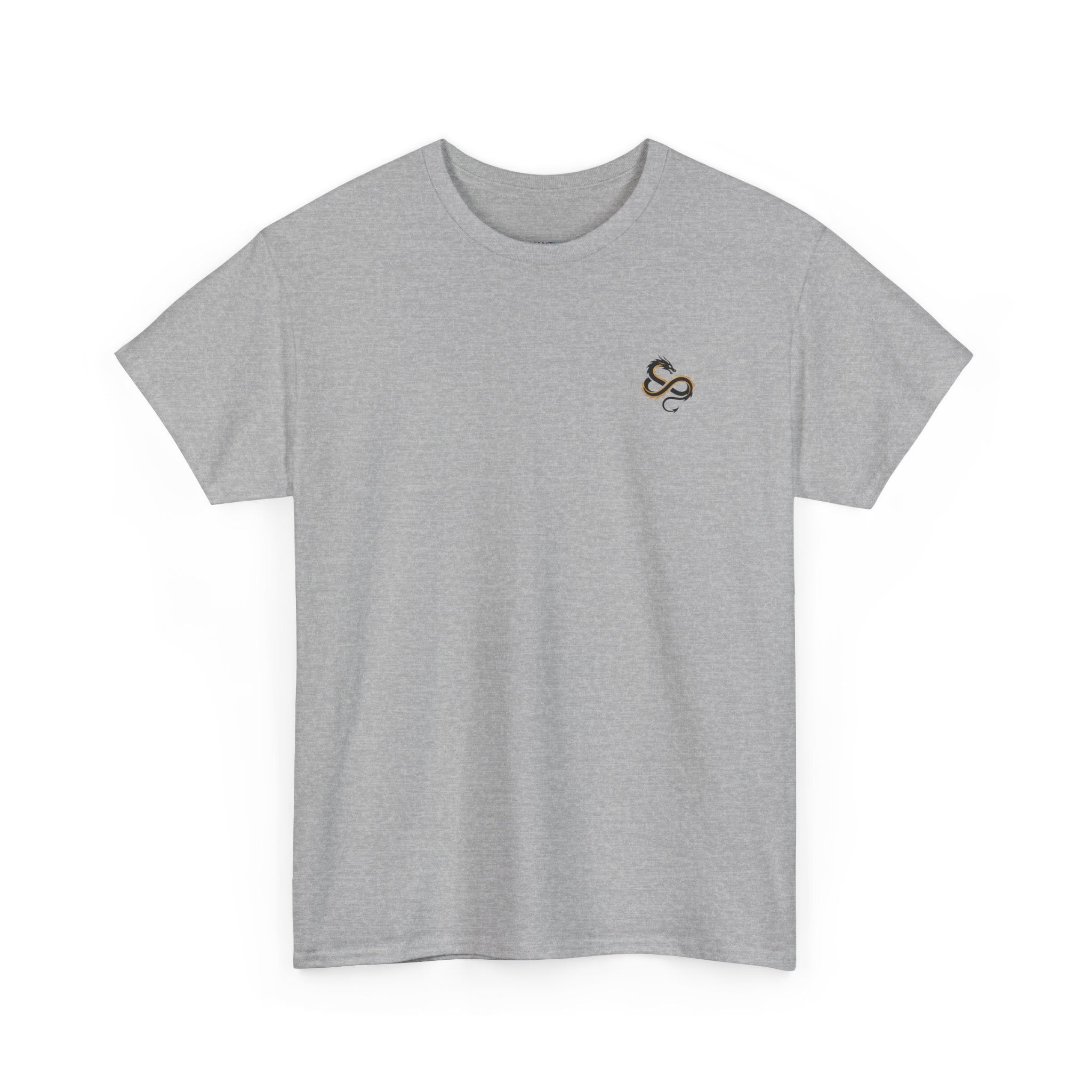 Green Serpent Graphic Men's T-Shirt — DTG Printed Back Art Cotton Tee