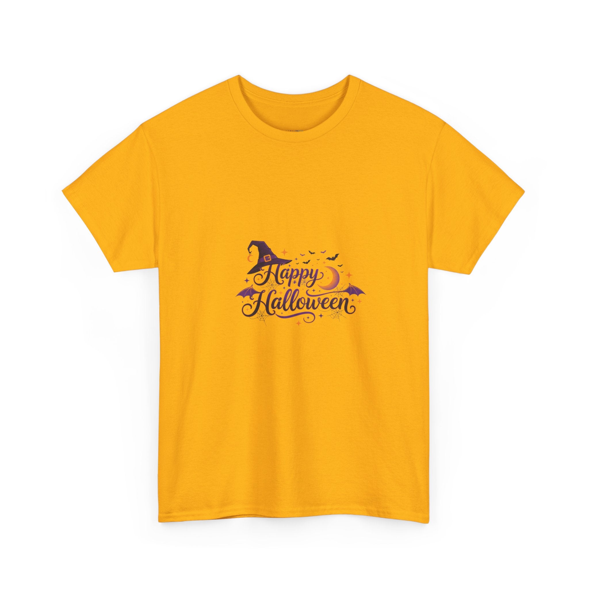 Halloween Witch Tee | Cute Moon & Hat Graphic Shirt | Unisex DTG